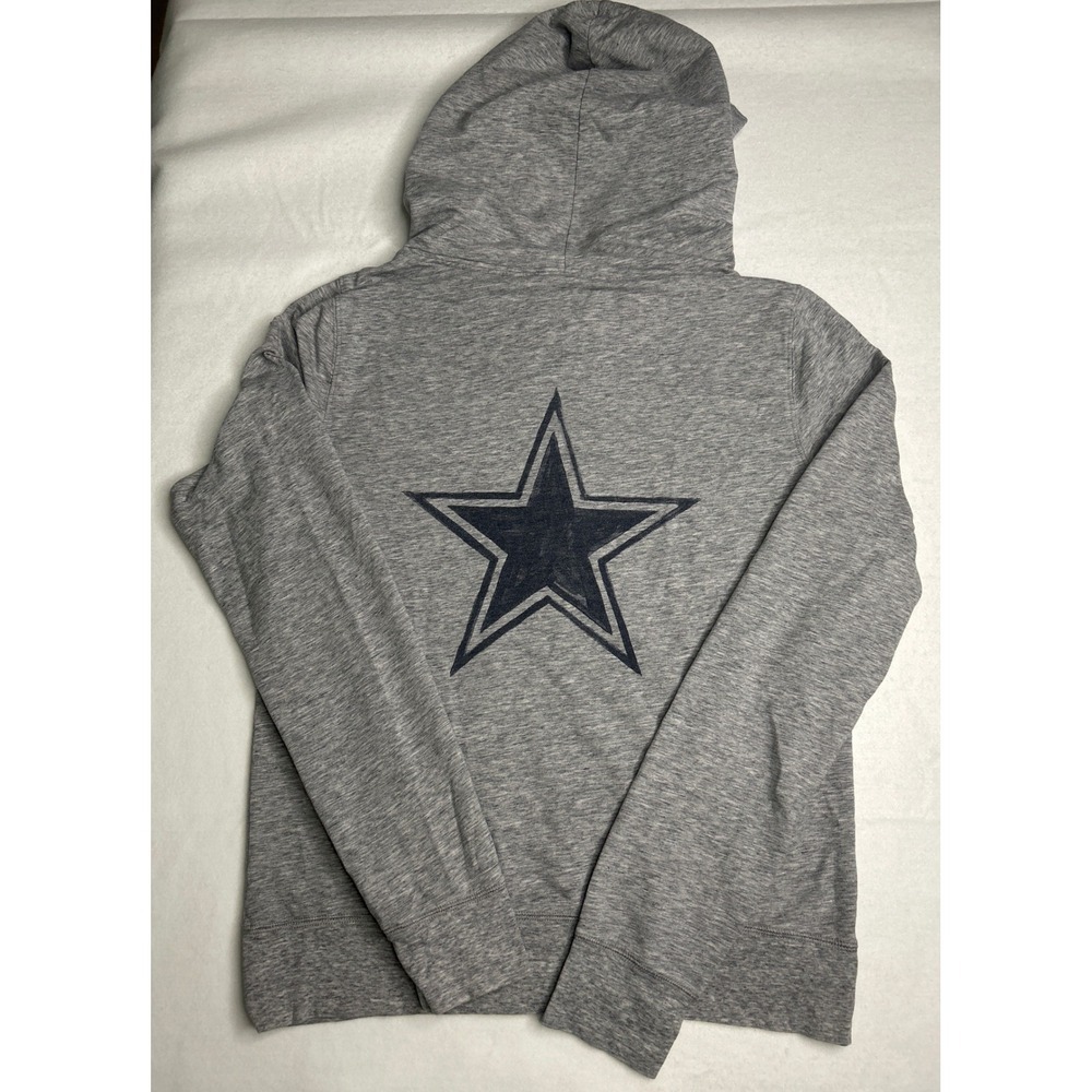 Rare 2012 VS PINK Dallas Cowboys Full Zip Hoodie Faded Vintage Medium